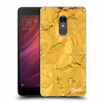 Picasee Xiaomi Redmi Note 4 Global LTE Hülle - Transparentes Silikon - Gold