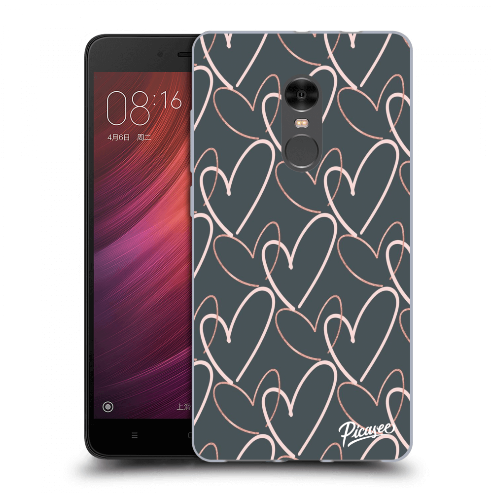 Picasee Xiaomi Redmi Note 4 Global LTE Hülle - Transparentes Silikon - Lots of love