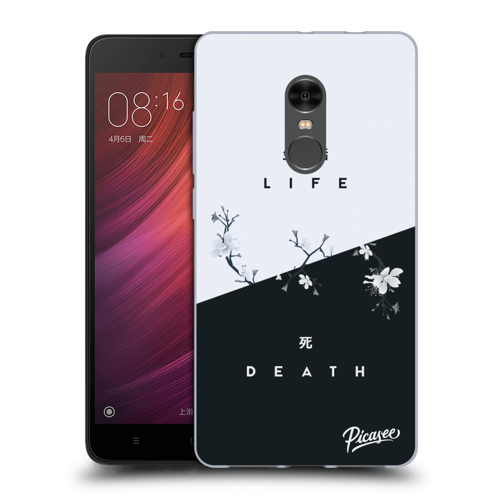 Picasee Xiaomi Redmi Note 4 Global LTE Hülle - Transparenter Kunststoff - Life - Death