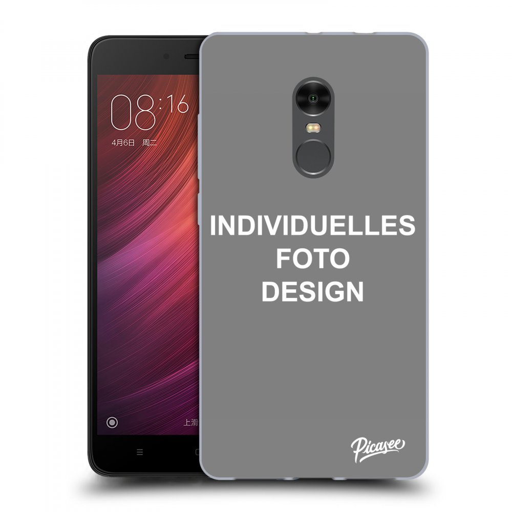 Picasee Xiaomi Redmi Note 4 Global LTE Hülle - Transparentes Silikon - Individuelles Fotodesign