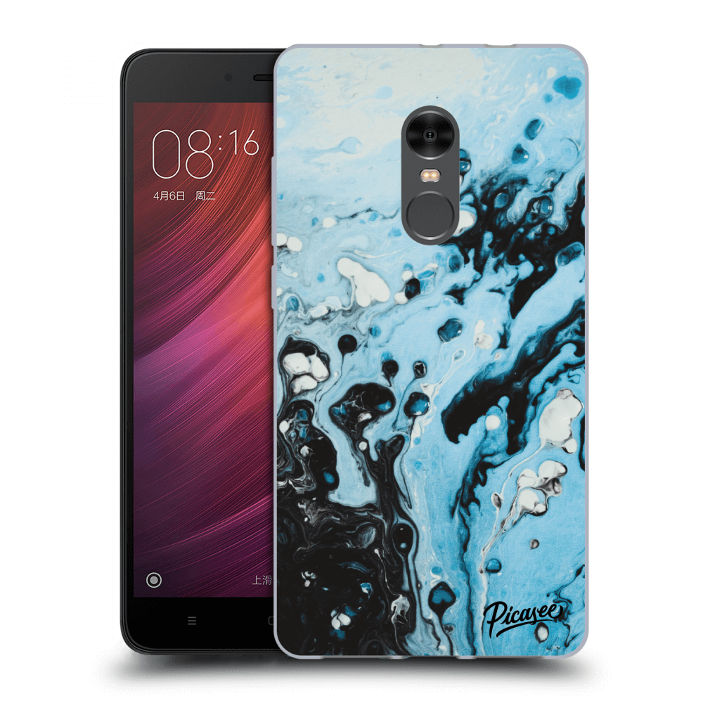 Picasee Xiaomi Redmi Note 4 Global LTE Hülle - Transparentes Silikon - Organic blue