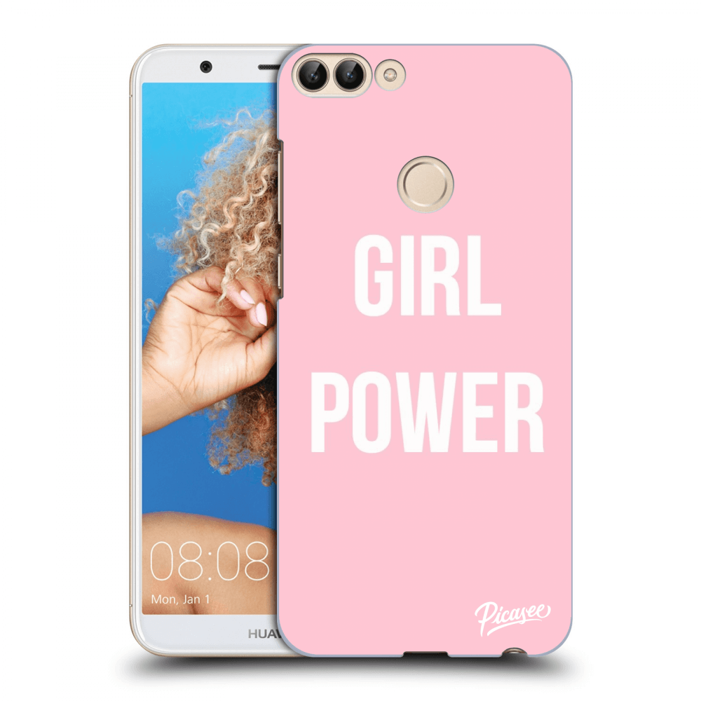 Picasee Huawei P Smart Hülle - Schwarzes Silikon - Girl power