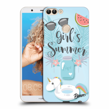 Picasee Huawei P Smart Hülle - Transparentes Silikon - Girls Summer