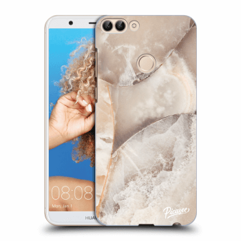 Hülle für Huawei P Smart - Cream marble