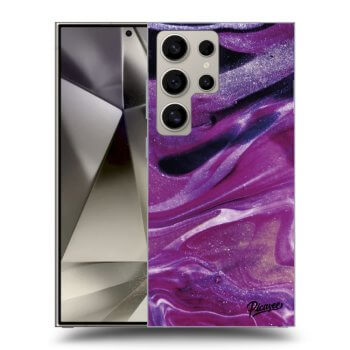 Hülle für Samsung Galaxy S24 Ultra S928B 5G - Purple glitter