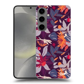 Hülle für Samsung Galaxy S24+ S926B 5G - Purple Leaf