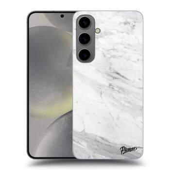 Hülle für Samsung Galaxy S24+ S926B 5G - White marble