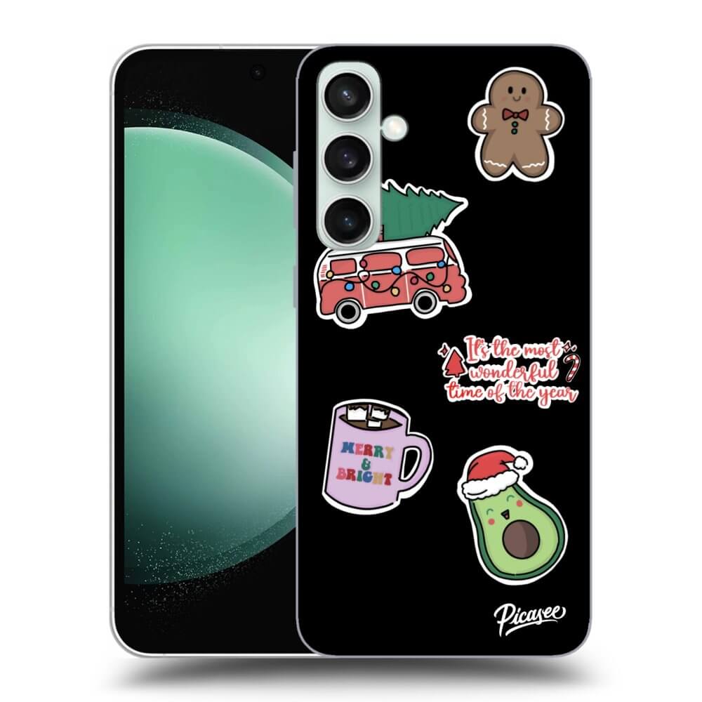 Picasee ULTIMATE CASE PowerShare für Samsung Galaxy S23 FE S711B - Christmas Stickers
