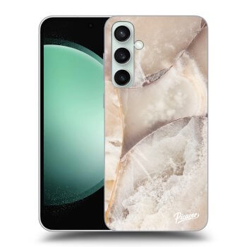 Hülle für Samsung Galaxy S23 FE S711B - Cream marble