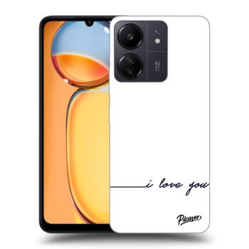 Hülle für Xiaomi Redmi 13C 4G - I love you