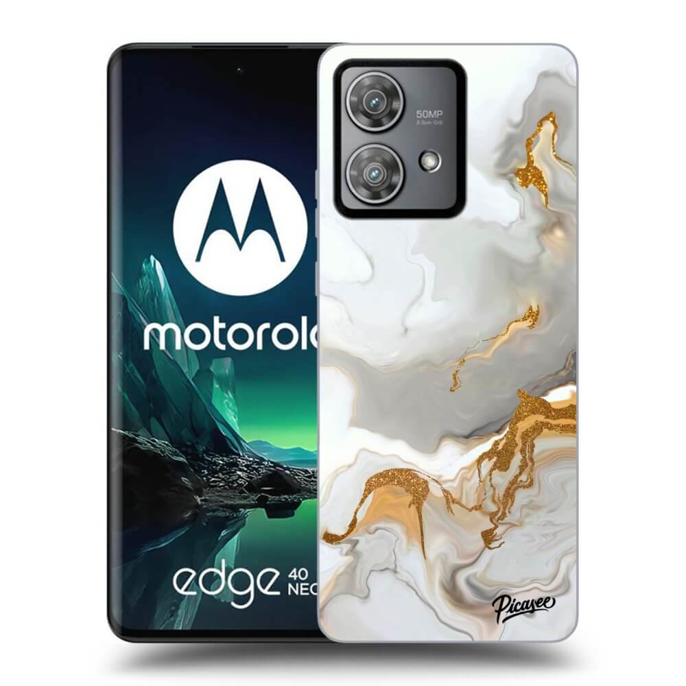 Picasee Motorola Edge 40 Neo Hülle - Schwarzes Silikon - Her