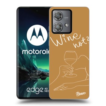Hülle für Motorola Edge 40 Neo - Wine not
