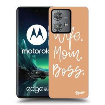 Hülle für Motorola Edge 40 Neo - Boss Mama