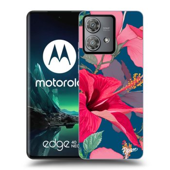 Hülle für Motorola Edge 40 Neo - Hibiscus