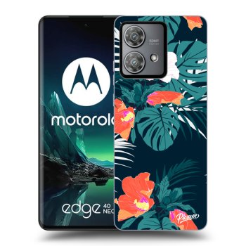 Hülle für Motorola Edge 40 Neo - Monstera Color