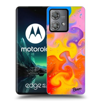 Hülle für Motorola Edge 40 Neo - Bubbles