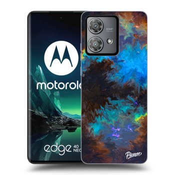 Picasee Motorola Edge 40 Neo Hülle - Schwarzes Silikon - Space