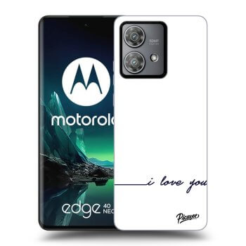 Hülle für Motorola Edge 40 Neo - I love you