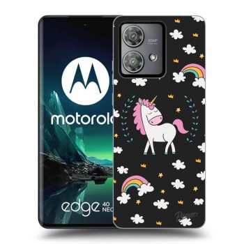 Hülle für Motorola Edge 40 Neo - Unicorn star heaven