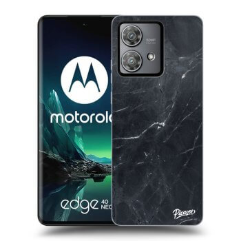 Hülle für Motorola Edge 40 Neo - Black marble