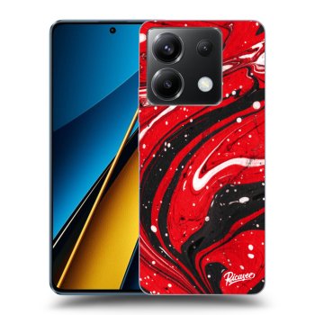 Hülle für Xiaomi Poco X6 - Red black