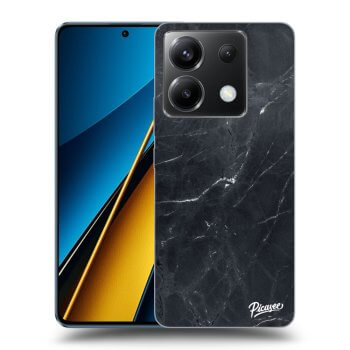 Hülle für Xiaomi Poco X6 - Black marble