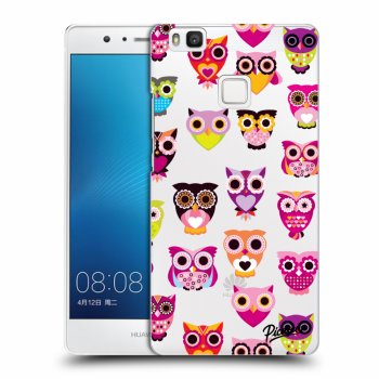 Picasee Huawei P9 Lite Hülle - Transparentes Silikon - Owls