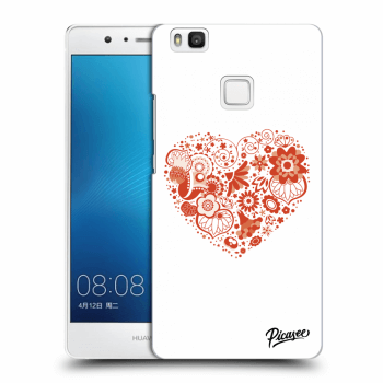 Picasee Huawei P9 Lite Hülle - Transparentes Silikon - Big heart