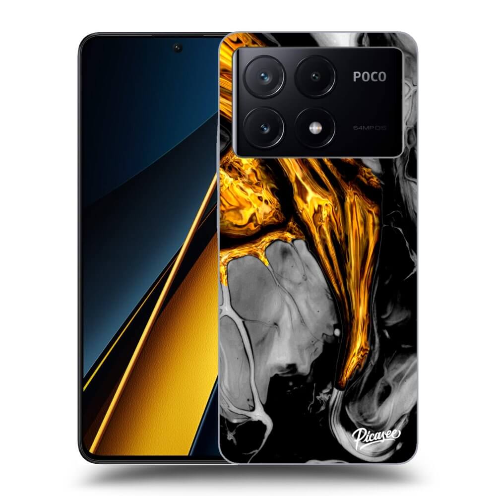 Picasee ULTIMATE CASE für Xiaomi Poco X6 Pro - Black Gold