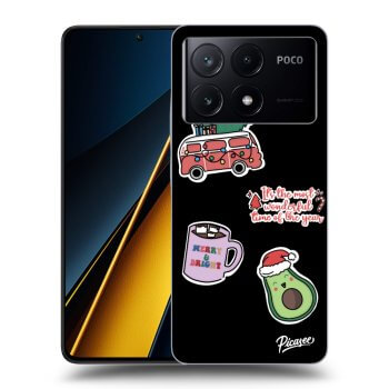 Hülle für Xiaomi Poco X6 Pro - Christmas Stickers