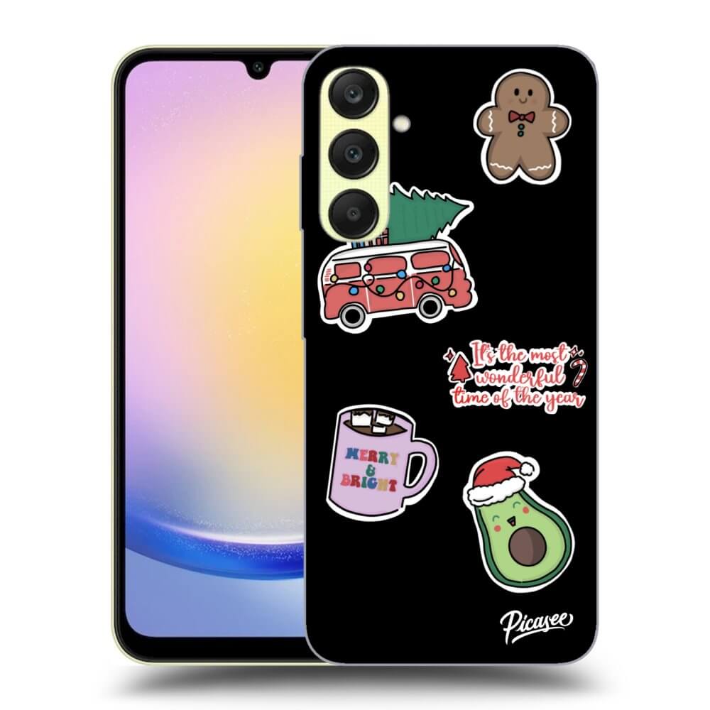 Picasee ULTIMATE CASE für Samsung Galaxy A25 A256B 5G - Christmas Stickers