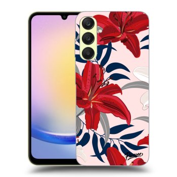 Hülle für Samsung Galaxy A25 A256B 5G - Red Lily