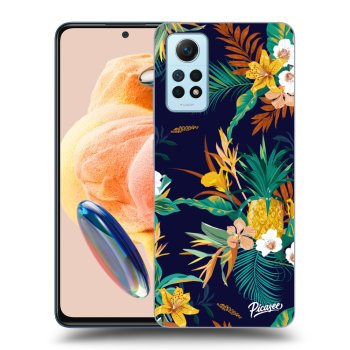 Picasee Xiaomi Redmi Note 12 Pro 4G Hülle - Transparentes Silikon - Pineapple Color