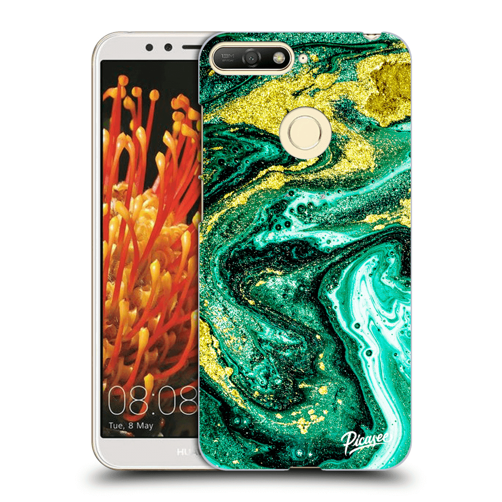 Picasee ULTIMATE CASE für Huawei Y6 Prime 2018 - Green Gold