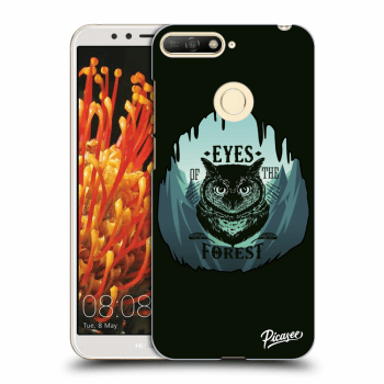 Picasee Huawei Y6 Prime 2018 Hülle - Transparentes Silikon - Forest owl