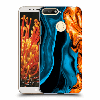 Picasee ULTIMATE CASE für Huawei Y6 Prime 2018 - Gold blue