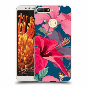 Hülle für Huawei Y6 Prime 2018 - Hibiscus