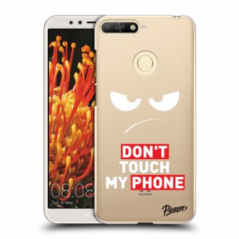Hülle für Huawei Y6 Prime 2018 - Angry Eyes - Transparent