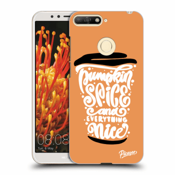 Hülle für Huawei Y6 Prime 2018 - Pumpkin coffee