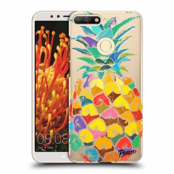 Picasee Huawei Y6 Prime 2018 Hülle - Transparentes Silikon - Pineapple