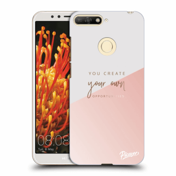 Picasee Huawei Y6 Prime 2018 Hülle - Transparentes Silikon - You create your own opportunities
