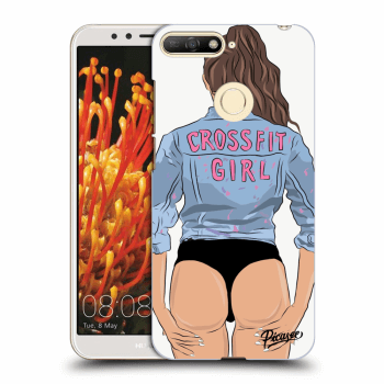 Picasee Huawei Y6 Prime 2018 Hülle - Transparentes Silikon - Crossfit girl - nickynellow