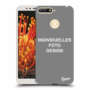 Picasee Huawei Y6 Prime 2018 Hülle - Transparentes Silikon - Individuelles Fotodesign