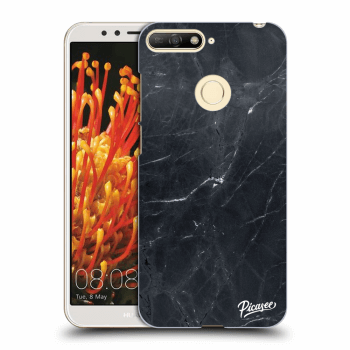 Hülle für Huawei Y6 Prime 2018 - Black marble