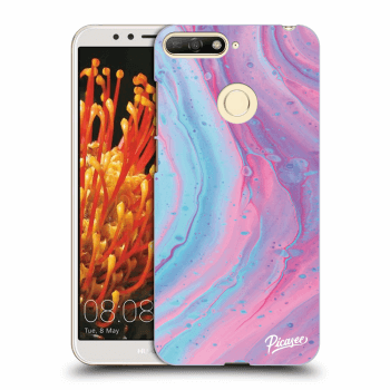 Hülle für Huawei Y6 Prime 2018 - Pink liquid