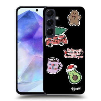 Picasee ULTIMATE CASE für Samsung Galaxy A55 A556B - Christmas Stickers