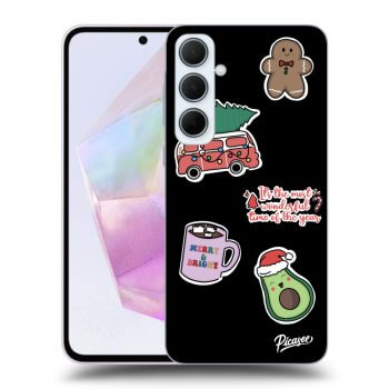 Picasee ULTIMATE CASE für Samsung Galaxy A35 A356B - Christmas Stickers