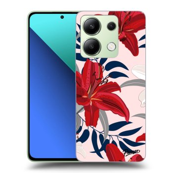 Hülle für Xiaomi Redmi Note 13 4G - Red Lily