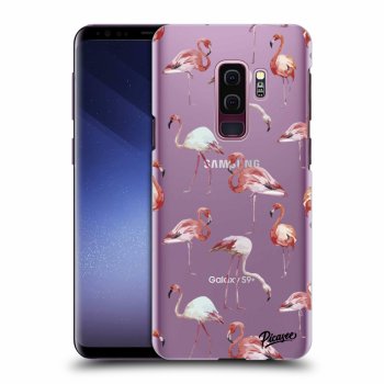 Picasee Samsung Galaxy S9 Plus G965F Hülle - Transparentes Silikon - Flamingos