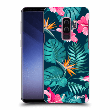 Hülle für Samsung Galaxy S9 Plus G965F - Pink Monstera